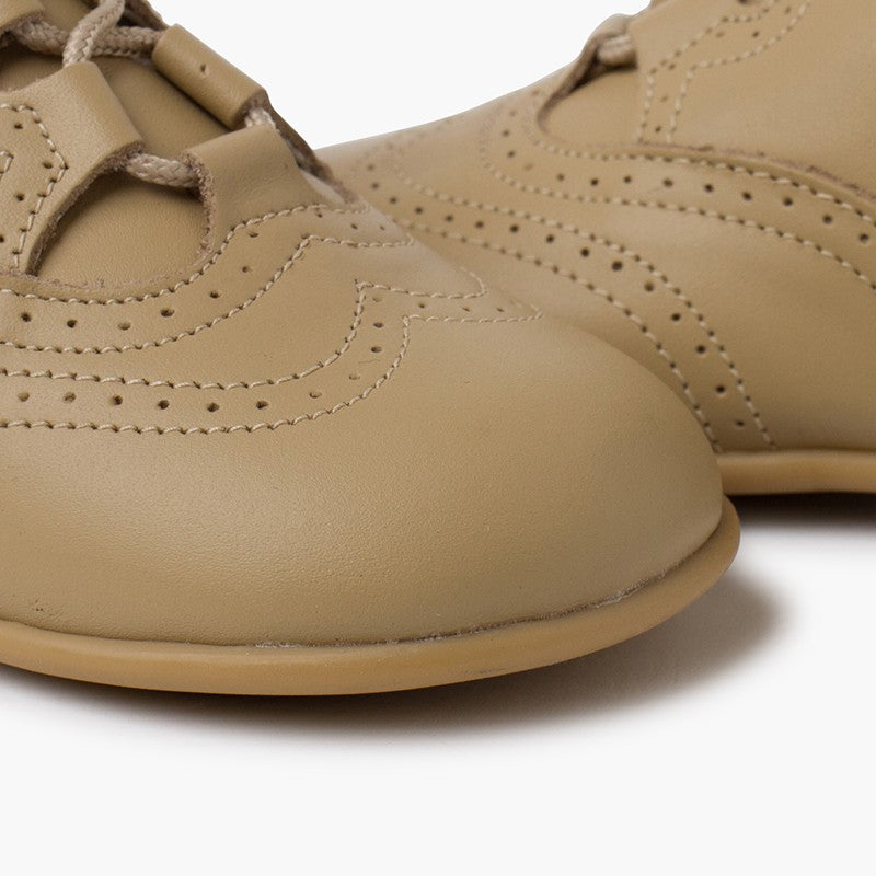 0168 BOTTINES ANGLAISE BEIGE