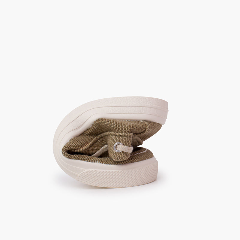 BASKETS EN TOILE KAKI - Ref. 1510