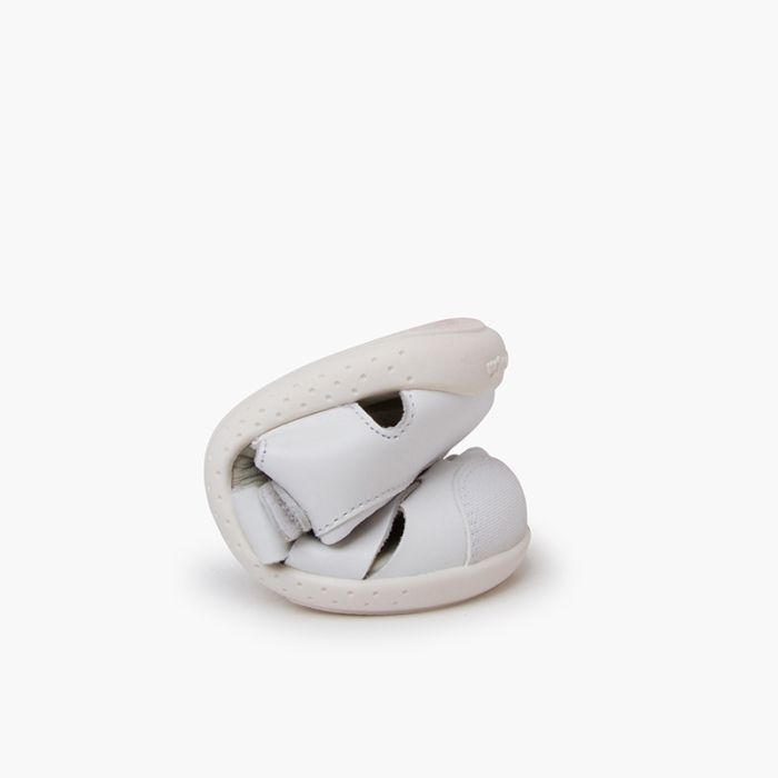 1671 SANDALES CRABE BLANCHE