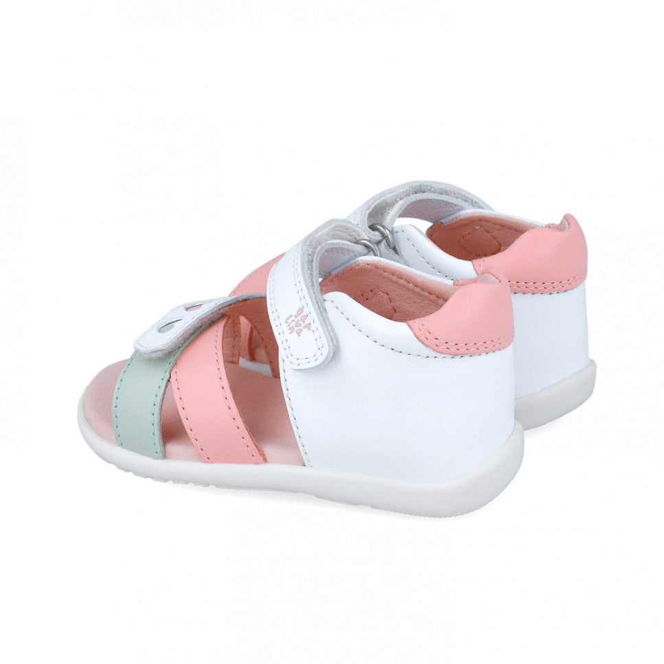 B817 SANDALIA CORAZONES BLANCHE