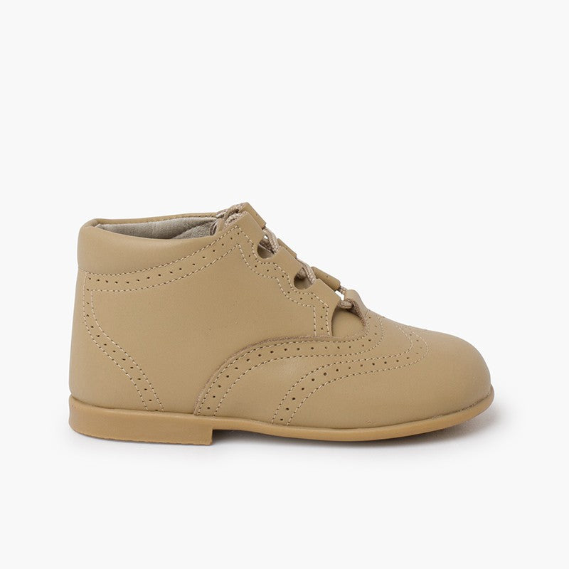 Bottines anglaise beige