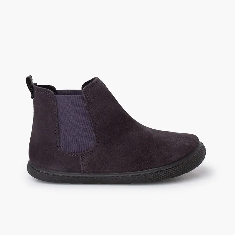 Bottes barefoot chelsea gris