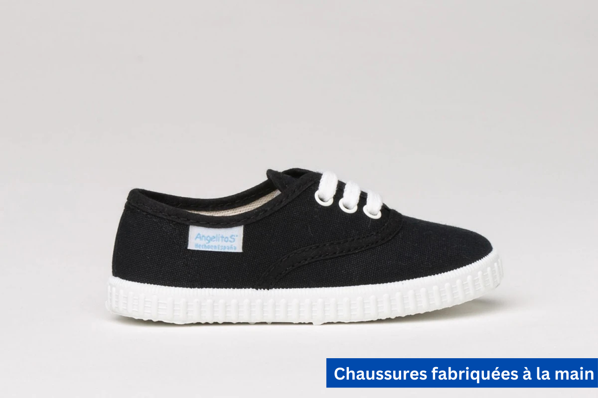 Baskets en toile noir - ref. 121 mpc