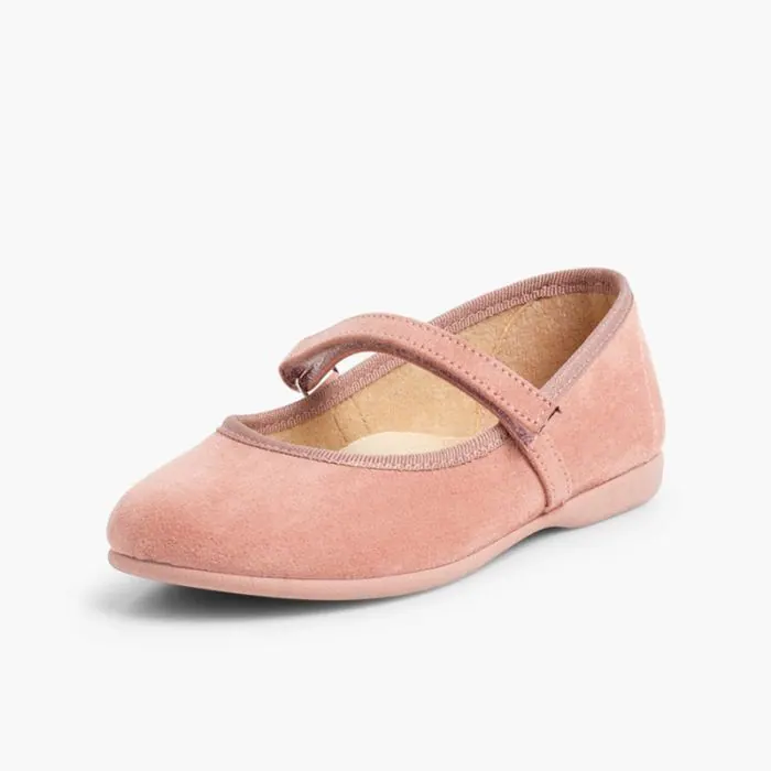 Ballerines maryjanes rose textile mpc 2