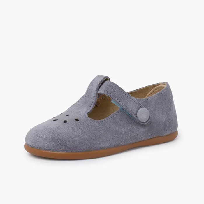 T-bar shoes bleu cobalt 2