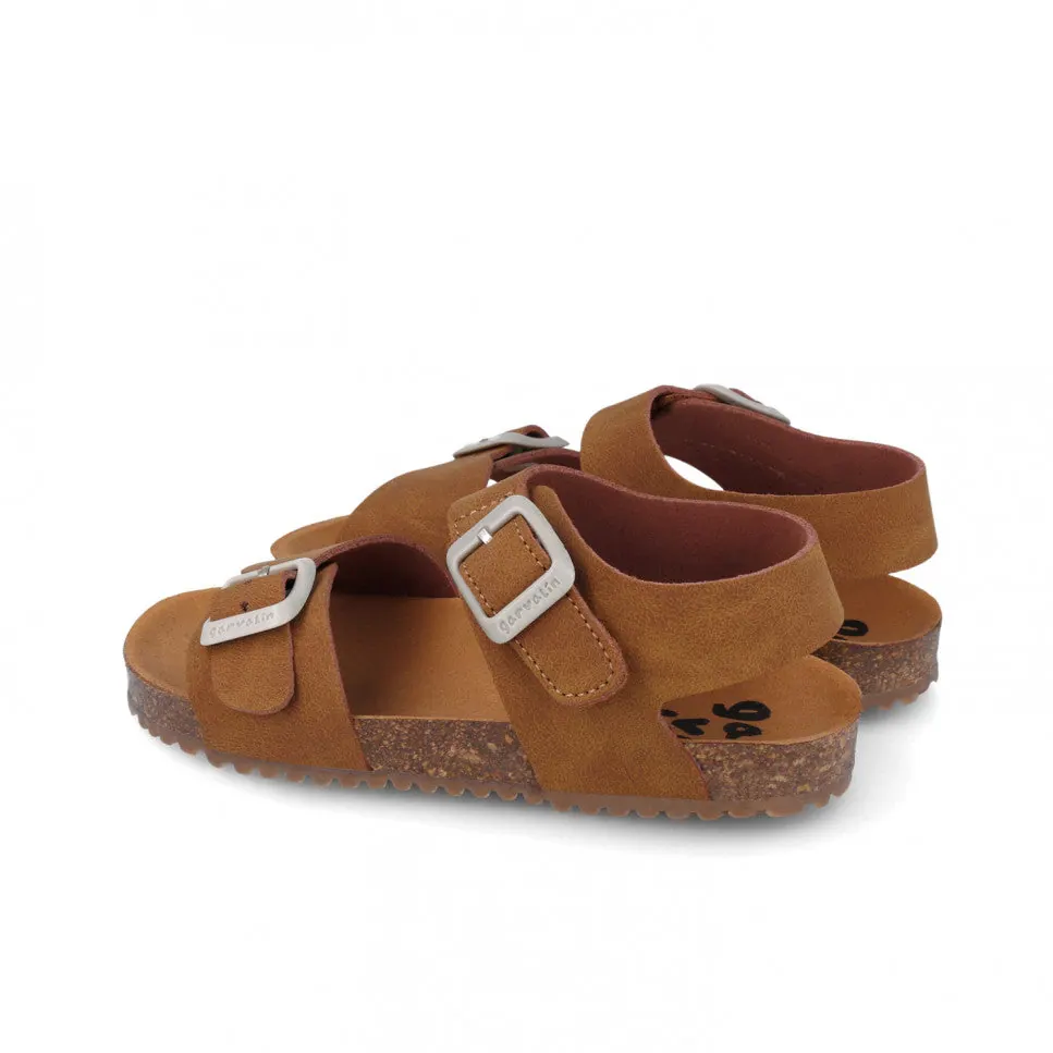 Sandalia bio basico camel 2