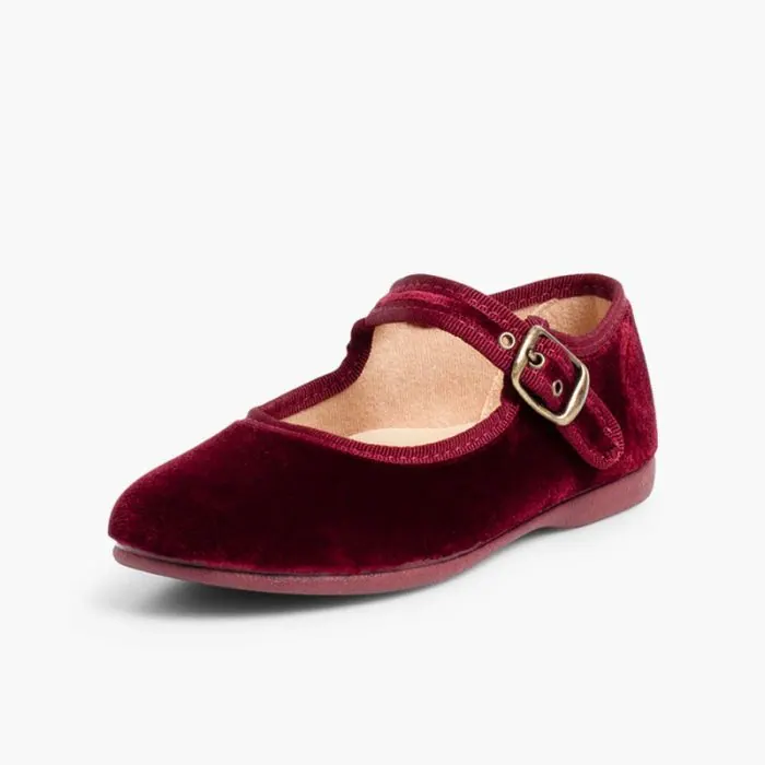 Buckle mary janes bordeaux 2