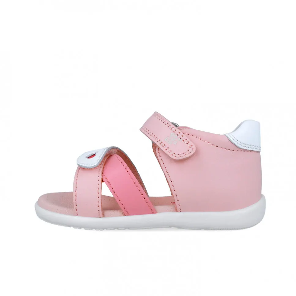 Sandales a motifs coeurs rose - ref. a816 mpc 3