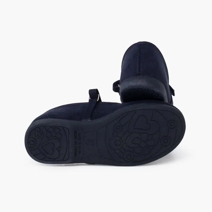 Ballerines filles mary janes bleu marine 3