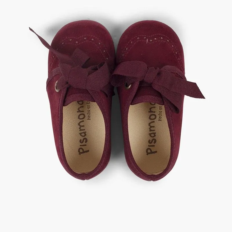 Derbies serratex à lacets bordeaux 4