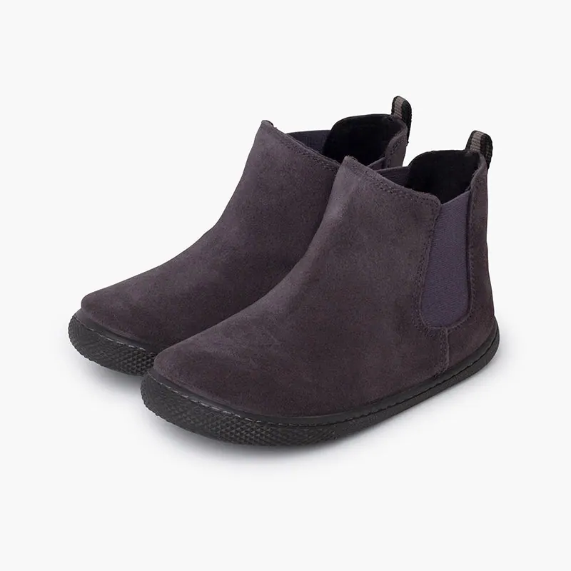 Bottes barefoot chelsea gris 4