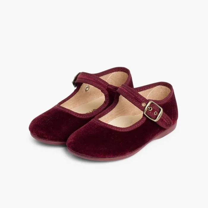 Buckle mary janes bordeaux 4