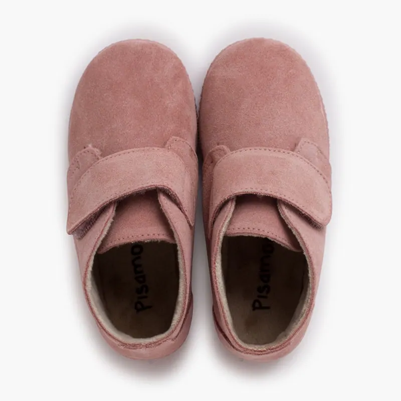 Furry ankle boots rose 5