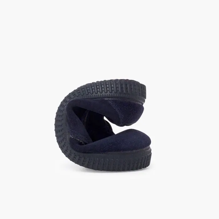 Bottines a fourrure interieure bleu marine - ref. 1062 mpc 5