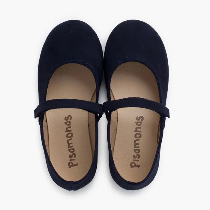 Ballerines filles mary janes bleu marine 5