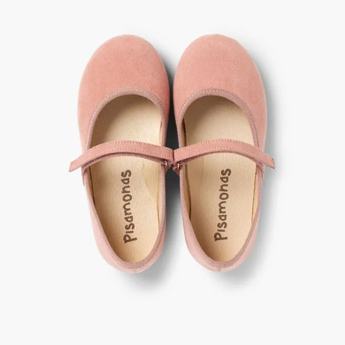 Ballerines maryjanes rose textile mpc 5