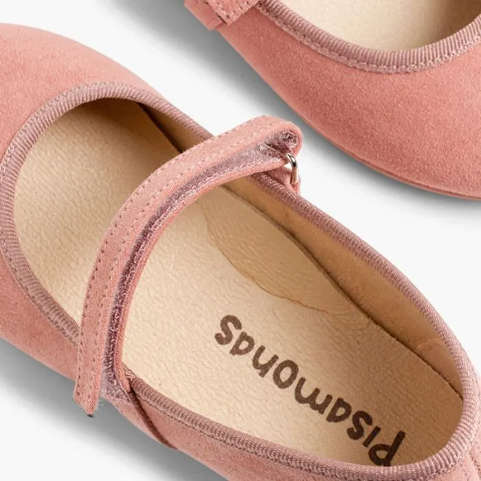 Ballerines maryjanes rose textile mpc 6