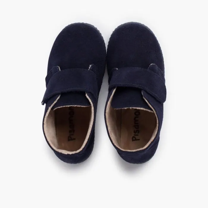 Bottines a fourrure interieure bleu marine - ref. 1062 mpc 6