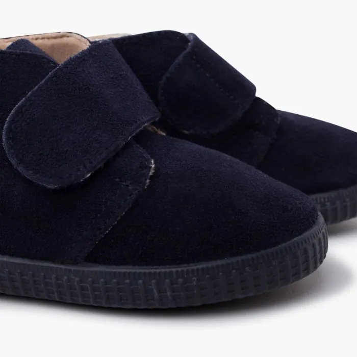 Bottines a fourrure interieure bleu marine - ref. 1062 mpc 7
