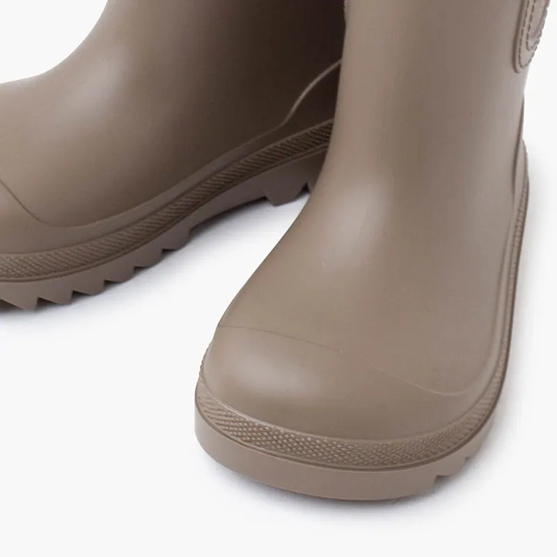 Bottes de pluie chelsea wide taupe 8