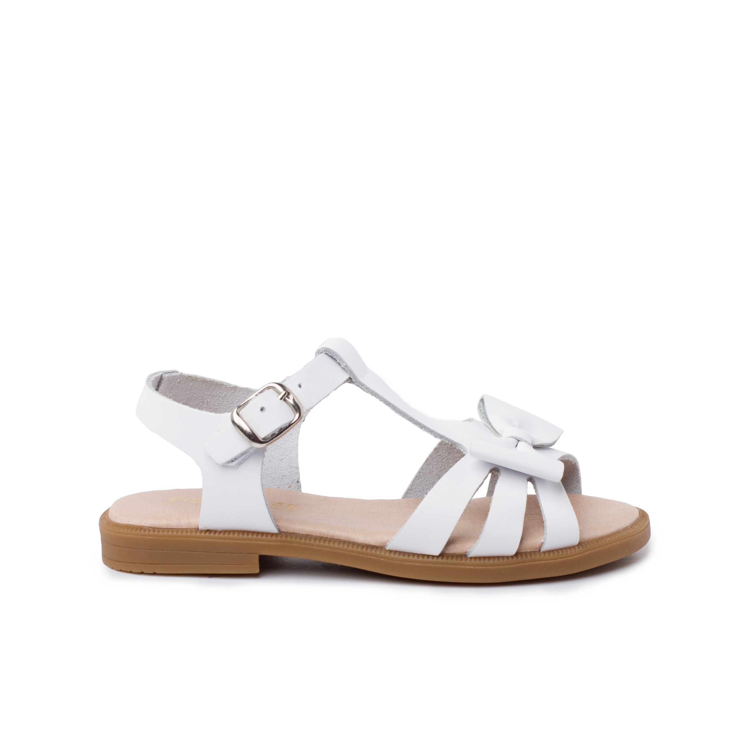 Sandales en cuir blanches