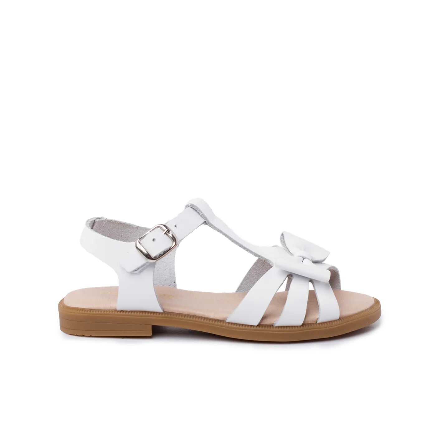 Sandales en cuir blanches
