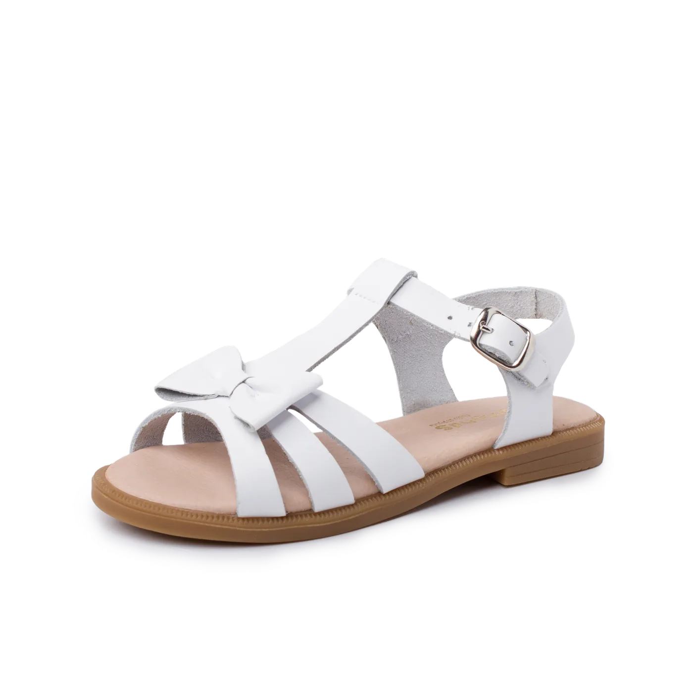 Sandales en cuir blanches 2