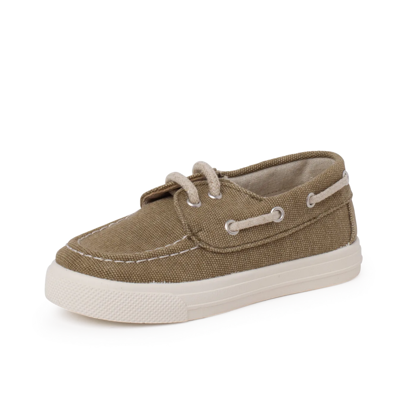 Baskets en toile kaki 2