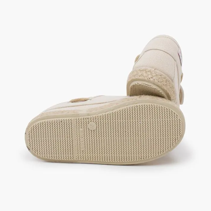 Chaussures style marin beige 3