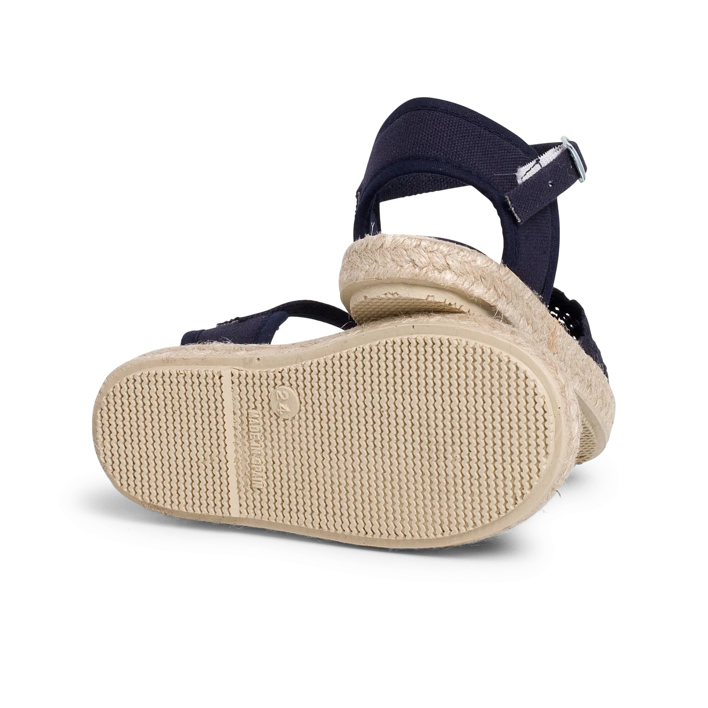 Espadrilles brodées bleu marine 3