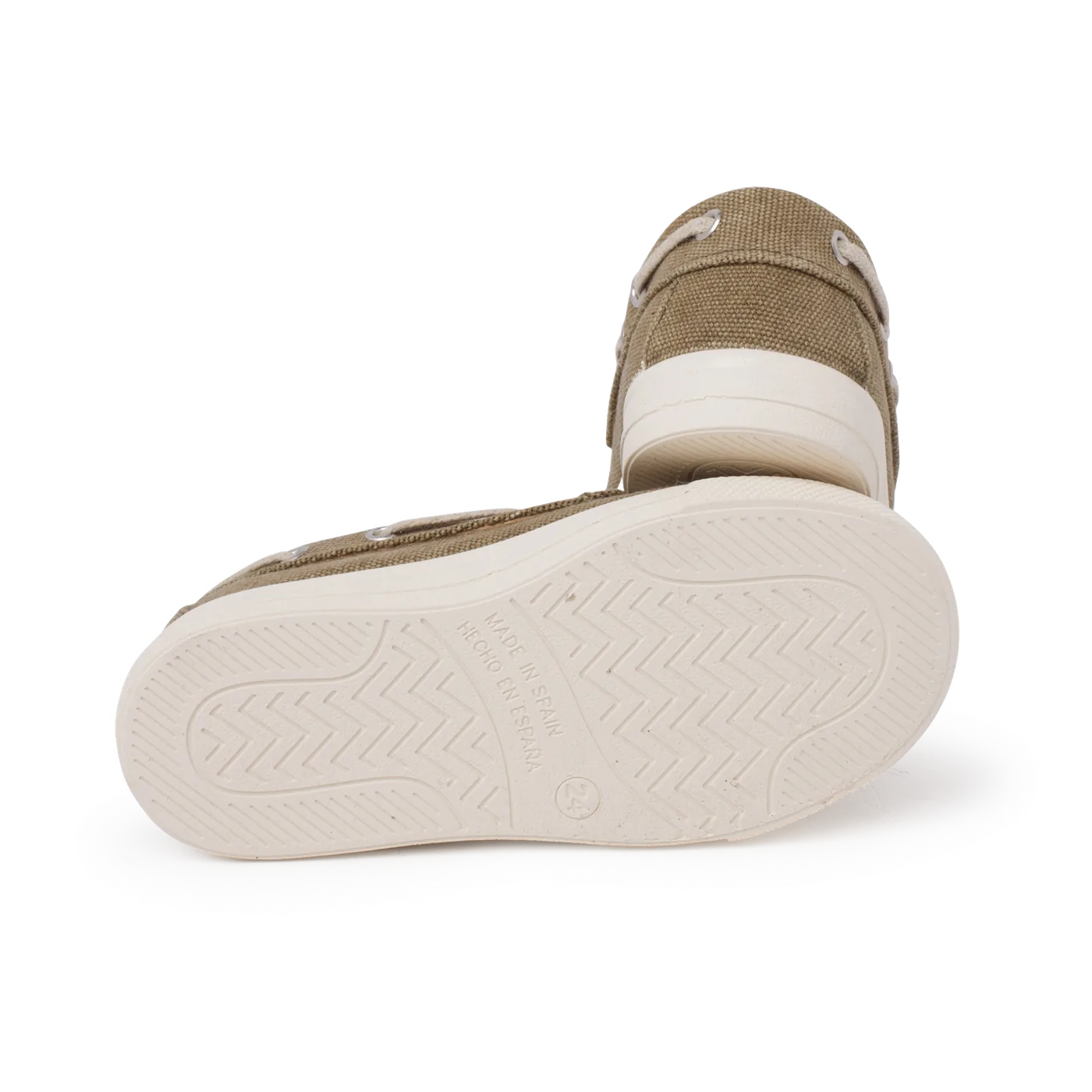 Baskets en toile kaki 3