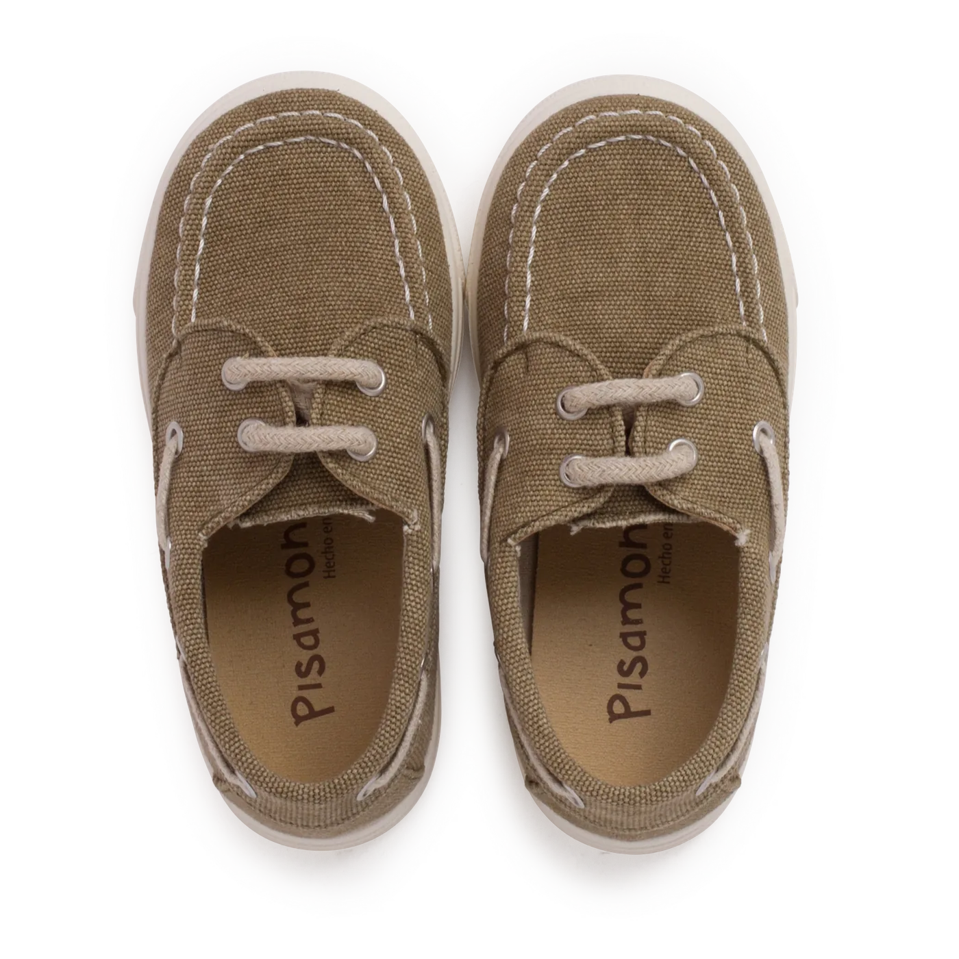 Baskets en toile kaki 5