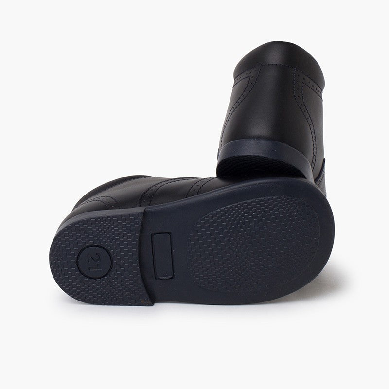 0168 BOTTINES ANGLAISE BLEUES