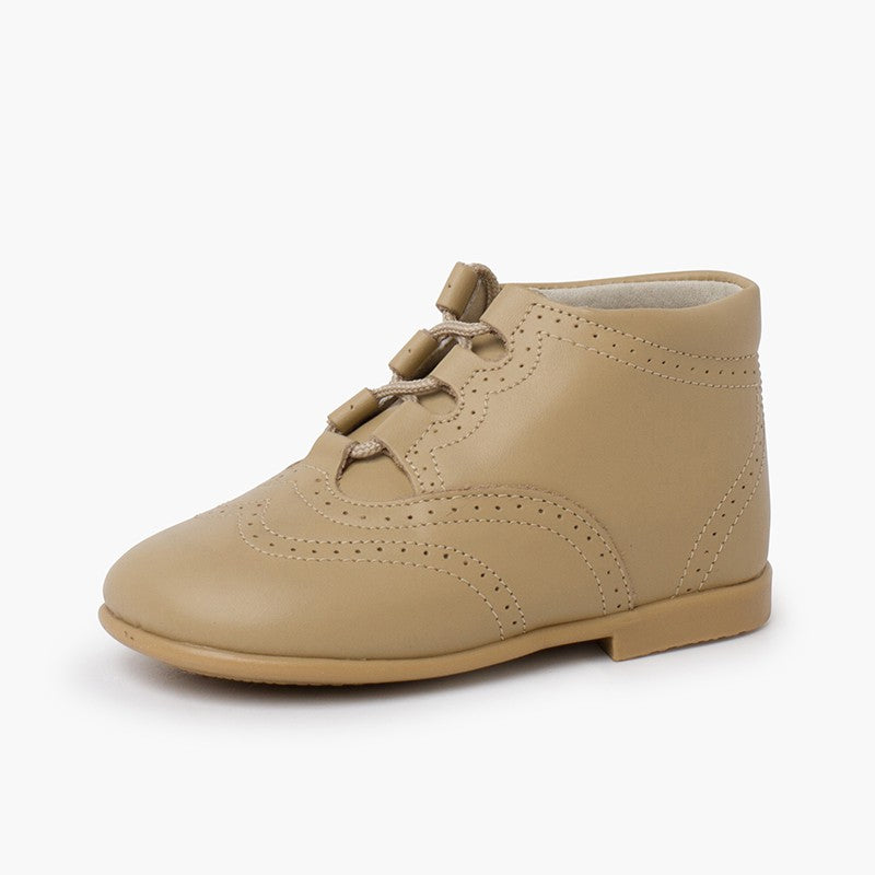 0168 BOTTINES ANGLAISE BEIGE