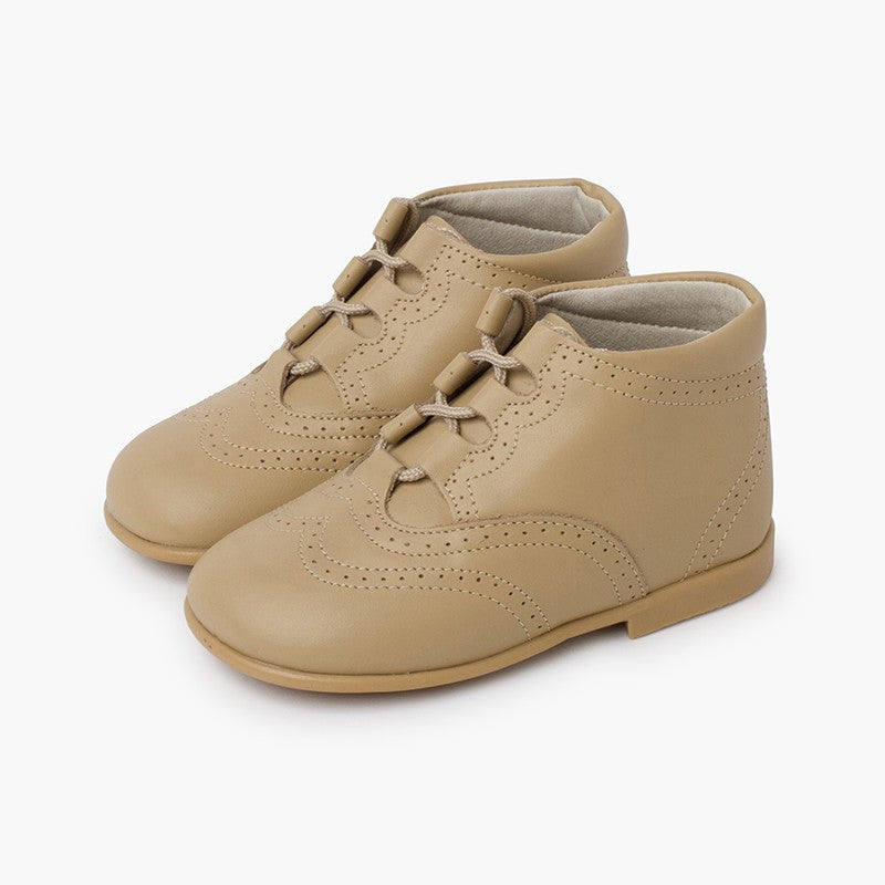 0168 BOTTINES ANGLAISE BEIGE