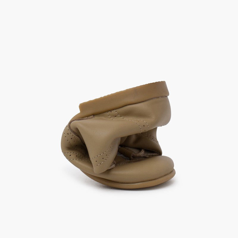 0168 BOTTINES ANGLAISE BEIGE