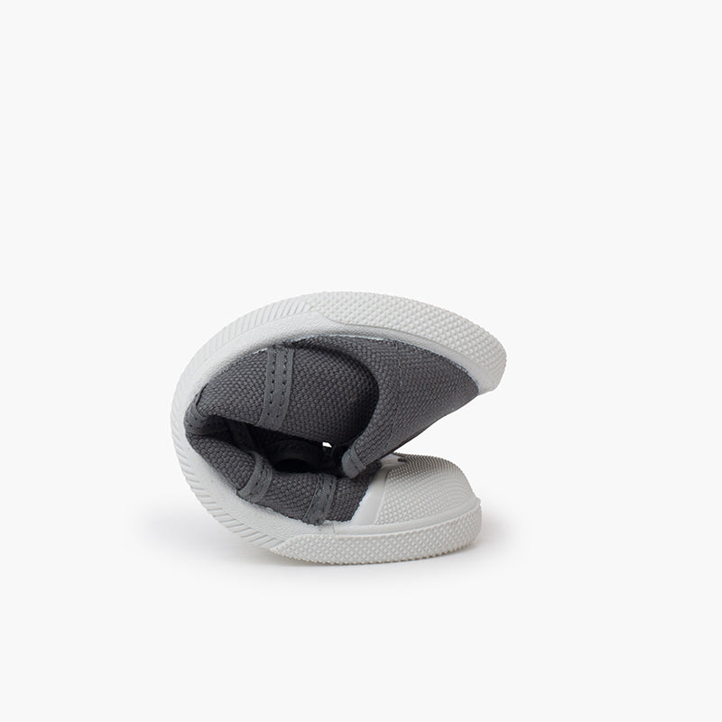BASKETS EN TOILE GRIS - Ref. 0323