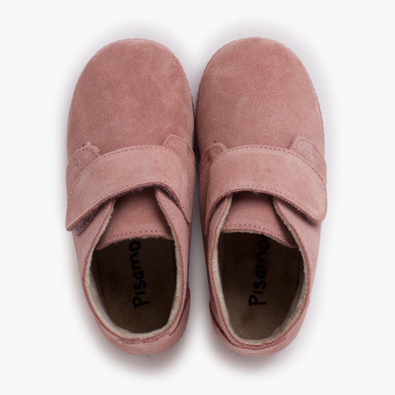 1062 FURRY ANKLE BOOTS ROSE