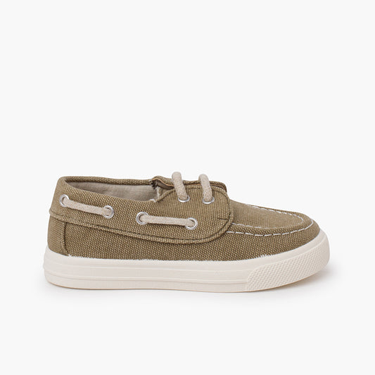 BASKETS EN TOILE KAKI - Ref. 1510