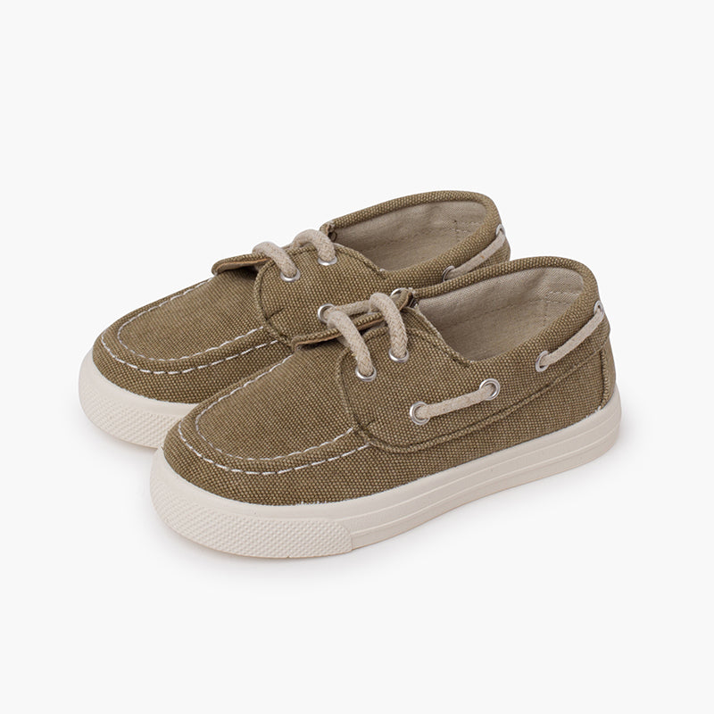 BASKETS EN TOILE KAKI - Ref. 1510
