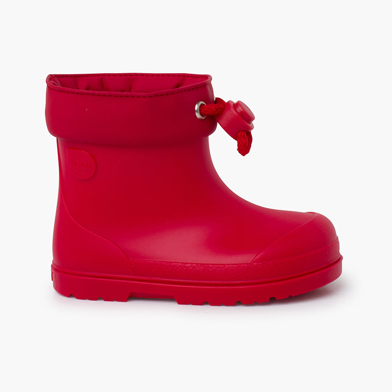 1613 BOTTES DE PLUIE A CORDON ROUGE