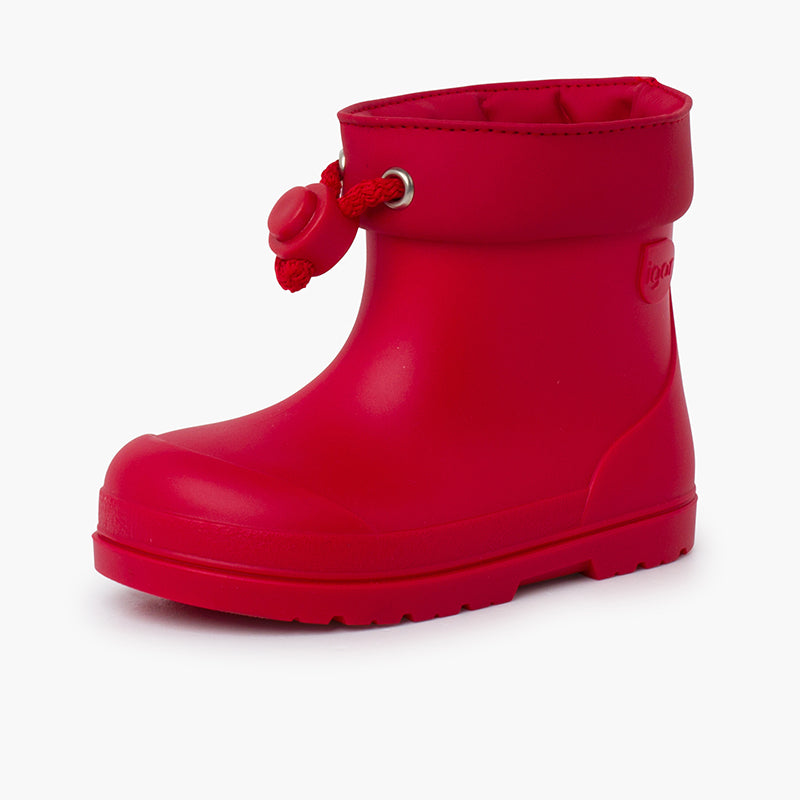 1613 BOTTES DE PLUIE A CORDON ROUGE