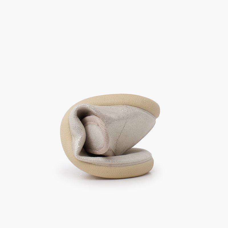 BALLERINES FILLES BAREFOOT BRILLANTES OR - Ref. 1630