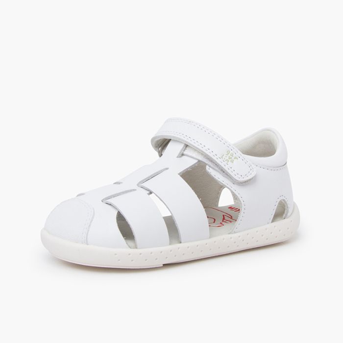 1671 SANDALES CRABE BLANCHE