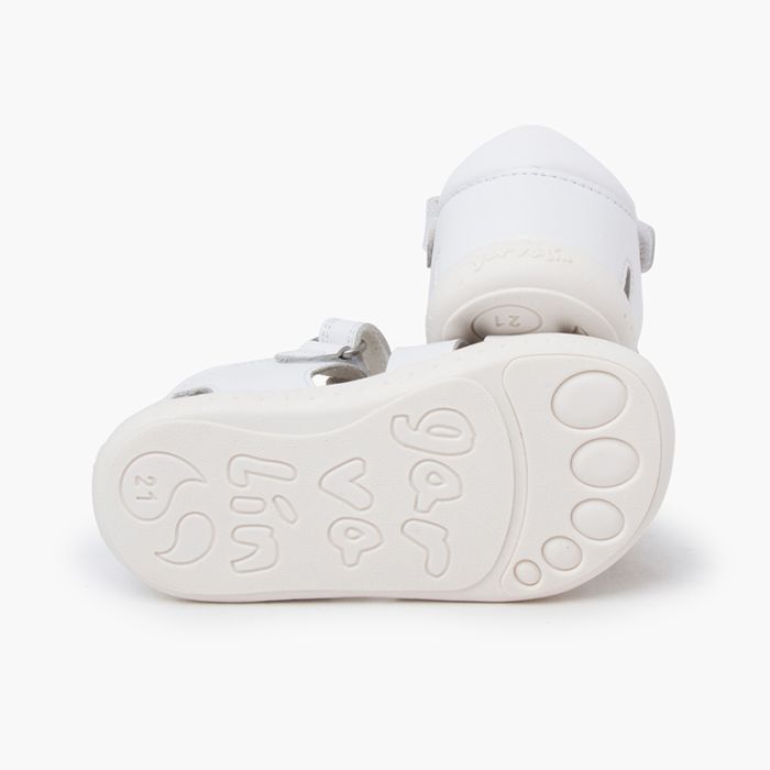 1671 SANDALES CRABE BLANCHE