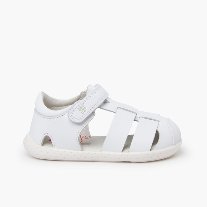 1671 SANDALES CRABE BLANCHE