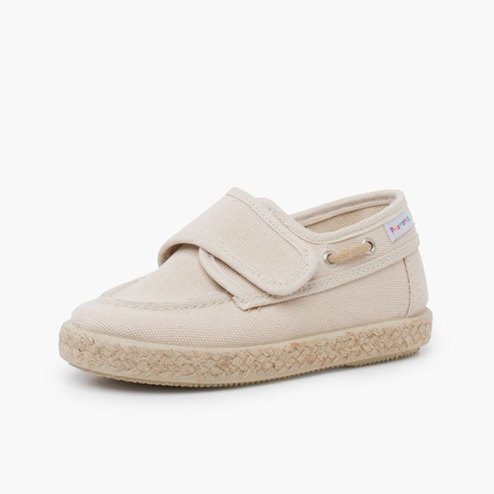 1698 CHAUSSURES NAUTICOS TOILE BEIGE