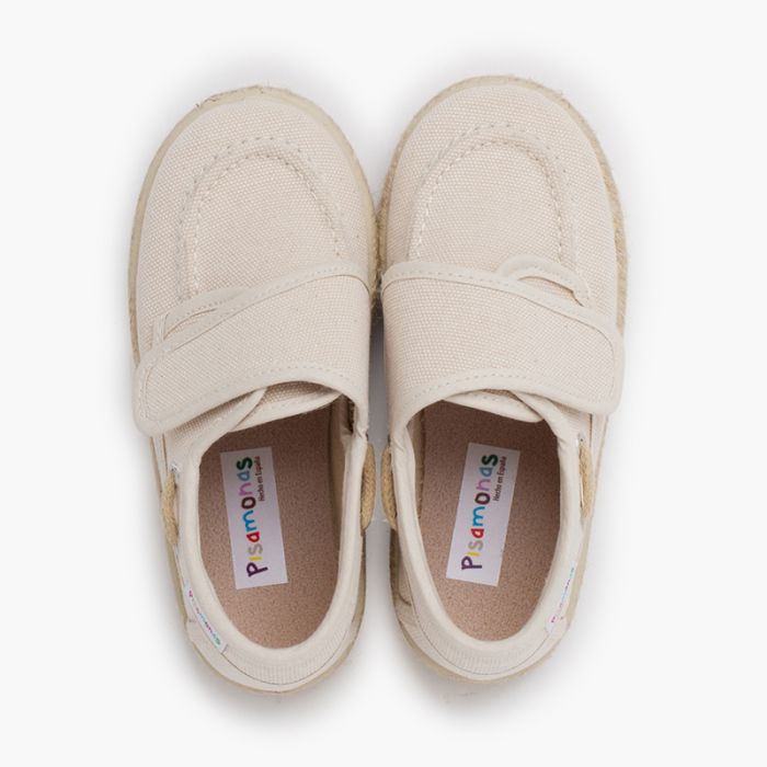 1698 CHAUSSURES NAUTICOS TOILE BEIGE