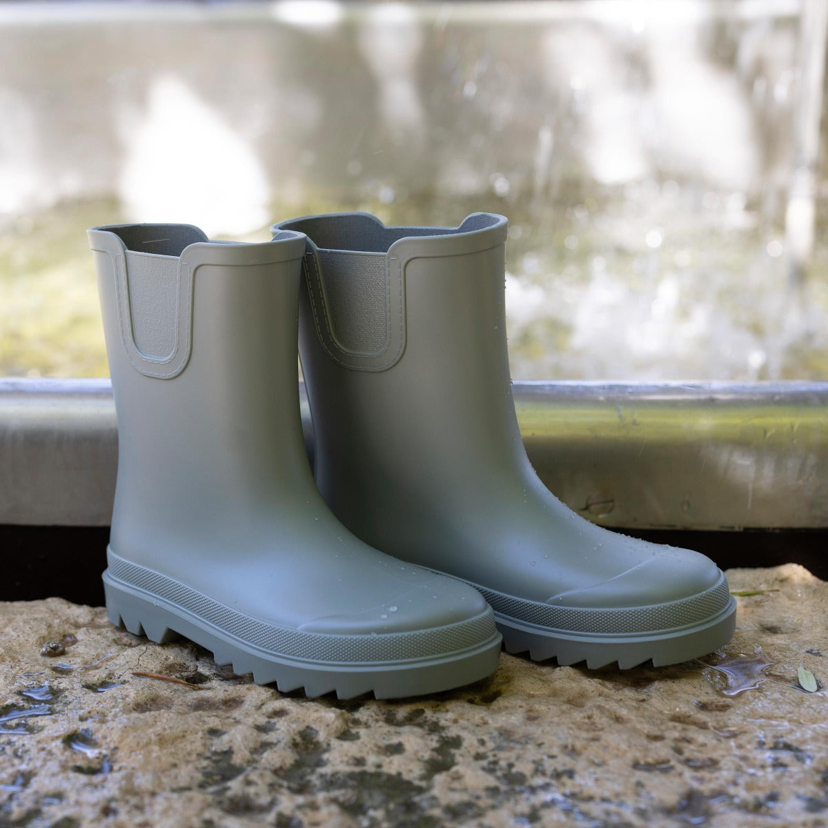 1744 BOTTES DE PLUIE CHELSEA WIDE TAUPE