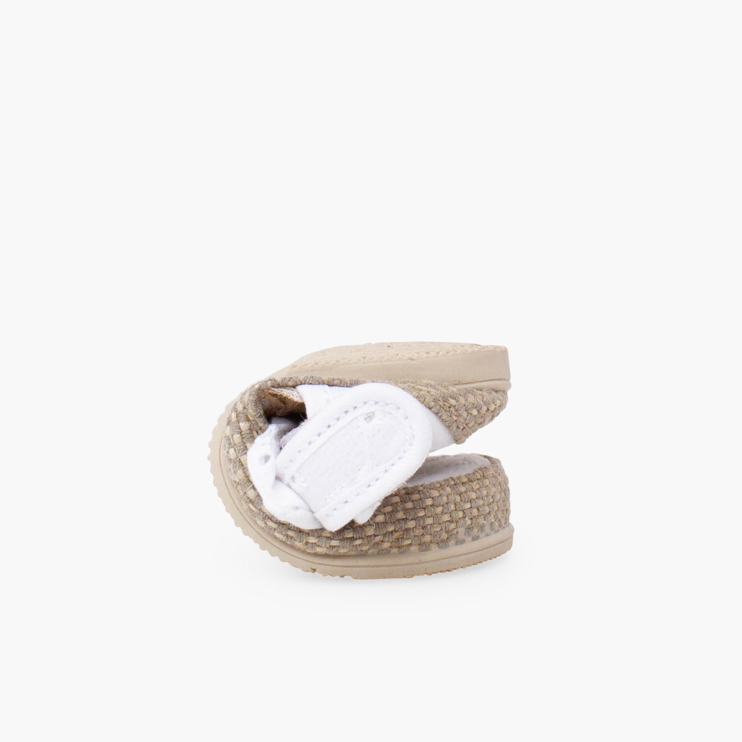 BALLERINES BRODEES BLANC - Ref. 1799